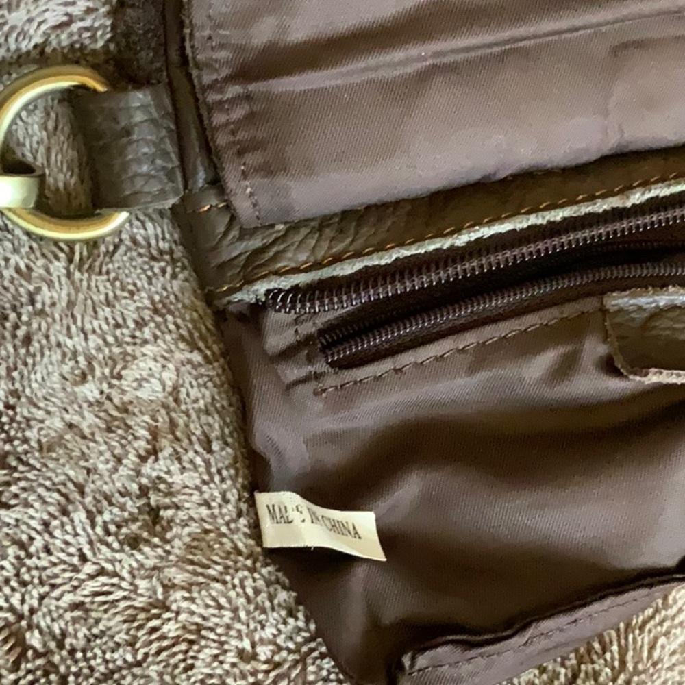 VERY NICE LEATHER HAND MINI BAG. A Western look. - Picture 7 of 11